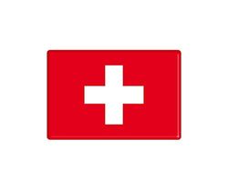AG Design A-F-9400 Autocollant 3D Drapeau Suisse Rouge 3 x 1,8 cm