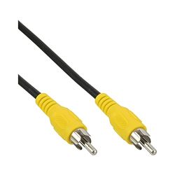 InLine 89937B cavo video composito 0,5 m RCA Nero