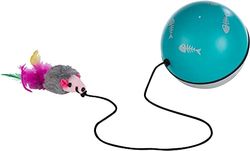 Trixie 4564 Turbinio Ball with Motor / Mouse ø 9 cm