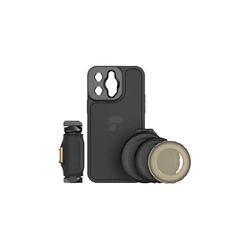 PolarPro - LiteChaser iPhone 14 Pro - Kit de Funda - Incluye Funda para iPhone 14 Pro - Agarre LiteChaser para iPhone 14 - Filtro VND 3-5
