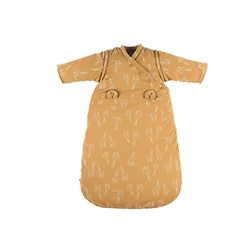 Gigoteuse hiver 0-6 mois Jersey bio Ocre girafe - Noukie's