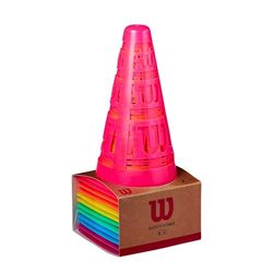 Wilson Safe Cones Multi 12PK, Impugnature da Tennis e Altro Unisex Adulto, Nessuna Dimensione