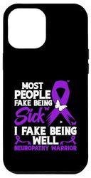 Neuropathy Purple Ribbon Being Well Neuropathy Warrior Case for iPhone 12 Pro Max