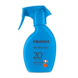 Bilboa Ohi Vita-mina Latte SPF 20, con Multivitamina, Meglio una Vita-Mina Oggi che una Ruga Domani, Resistente all'Acqua, Dermatologicamente Testato, 200 ml