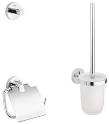 GROHE 40407001 Essentials Set d'Accessoires Argent Chromé