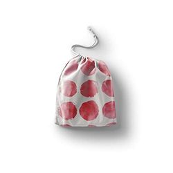Bonamaison Printed Cotton Produce Bag with Drawstring, Reusable Grocery Bag, Biodegradable Eco-Friendly Bags, Travel Pouch, Sachet Bags, Shopping Bag, Eco Friendly, Foldable, Size: 30x40 Cm