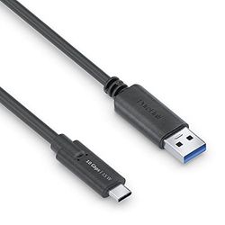 CABLE PURELINK USB-C A USB-A - 3.1 GEN 2, 3A, 10G - ISERIES - NEGRO - 0.50M