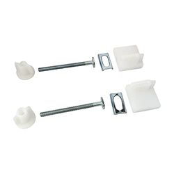 SOMATHERM FOR YOU - piastre Flap fissazione WC 2 metallo, due dadi, due scivoli, lunghezza 75 millimetri