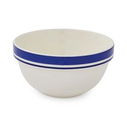 Potter's Stripe Set of 4, 7 Inch Stacking Bowls, Blue