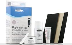Cramer Pergamon Set de réparation de baignoires en céramique, émail et acrylique, crème