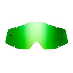 SeeClee,SE-41S256-HZ,Green mirrored replacement lens compatible for 100% Racecraft/Strata/Accuri/Mercury goggles/goggles