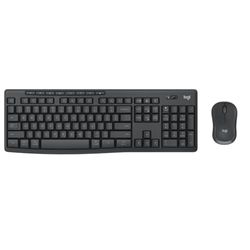 Logitech MK370 Combo for Business, Full-Size Wireless Keyboard and Wireless Mouse, Secure Logi Bolt USB receiver, Bluetooth, Globally Certified Windows/Mac/Chrome, Linux, QWERTY UK English - Graphite