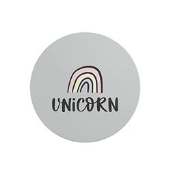 Questo Casa, Round Digital Printed Mouse Pad, Non-Slip Base, for Office and Home, Diameter:22cm