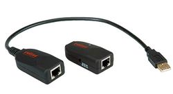 Roline USB 2.0 verlã ¤ ngerung ã1/4BER RJ45 Max. 50 m