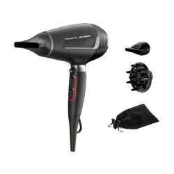 ROWENTA x KARL LAGERFELD | K/Pro Stylist | Sèche-cheveux | Moteur Pro AC de 2 200 W Séchage ultra-rapide Système ionique Booster d'éclat Set complet d'accessoires CV888LF0