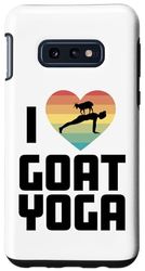 Carcasa para Galaxy S10e Me encanta Goat Yoga Divertido Lindo Goat Yoga