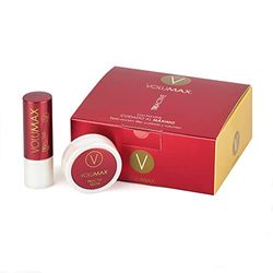 VOLUMAX TRIACTIVE - Tratamiento Antiedad Voluminizador Labios, Balsamo Labial Nocturno + Stick Diurno, Antiarrugas, Regenerador e Hidratante