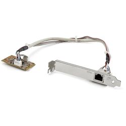 StarTech.com Mini PCIe-kort – 10/100/1000 Mbps RJ45-port – IEEE 802.3 – jumboram – nätverkskort (ST1000SMPEX), 1 port