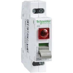 Schneider Electric Acti9 Load Safety Switch A9S61120 1P 20 A with Light Switch for Modular 3606480088919