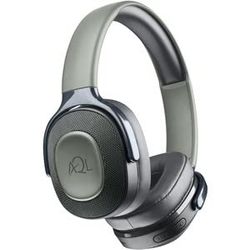 AQL Arkos Universele Bluetooth-hoofdtelefoon met inklapbare oorschelpen, ingebouwde microfoon, 300 mAh batterij, oplaadtijd 2 uur, Playtime 25 uur, bereik 10 m, antraciet