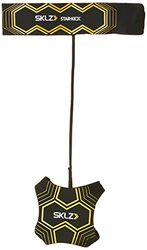 SKLZ Starkick Solo Fotbollstränare med Bälte och Elastiskt Snöre, Gul, Svart