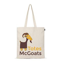 EcoRight Canvas draagtas voor dames, herbruikbare boodschappentas, schattige tassen, bedrukte katoenen boodschappentas, strandtas, boekentas | Tote McGoats