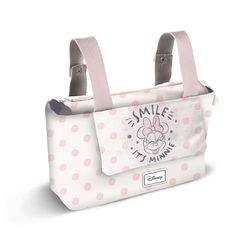 Disney Minnie Mouse Dear-Sac Organisateur de Poussette Bébé Hamper Mommy, Saumon, 39 x 24 cm, Capacité 10 L