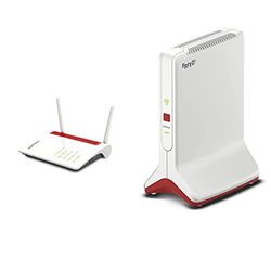 AVM FRITZ!Box 6850 5G Edition International, Modem Router 5G con Wi-Fi Dual Band fino a 1.266 Mbit/s & FRITZ!Repeater 6000 Edition International, Ripetitore - Wi-Fi 6 extender Triband