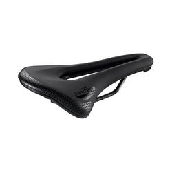 Selle San Marco SHORTFIT 2.0 Comfort Dynamic - MTB Cykelsadel, Krom-mangan ram, Extra Stoppning, Anatomiskt Hål - Storlek L3, Svart