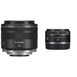 CANON Objectif RF 35mm f/1.8 MACRO IS STM & Objectif RF 50mm f/1.8 STM