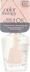 Sally Hansen, Smalto Rinforzante Unghie Color Therapy, Formula Idratante e Nutriente all'Olio di Argan, Nail & Cuticle Elixir - Transparent
