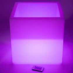 TickiT 75554 Sensory Mood Play Cube - LED Mood Night Light, LED Color Changing Mood Cube, Night Light - Water Table