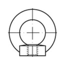 TOOLCRAFT 1061346 Écrou à anneau M8 DIN 582 acier inoxydable A2 1 pc(s)