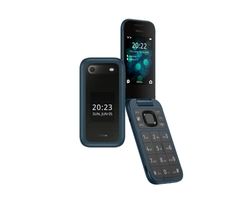 Nokia 2660 Flip Feature all carriers 0.05Gb Telefoon met 2.8" scherm, 4G Connectiviteit, Hoorapparaat Compatibiliteit (HAC), ingebouwde camera, MP3 speler, Klassieke games (Dual SIM) - Blauw