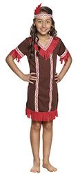 Boland 82265 Costume d'indienne pour enfant Marron 10-12 ans