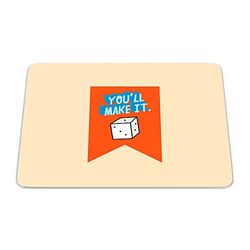 Bonamaison, Rectangle Pop Art Digital Printed Mouse Pad, Non-Slip Base, for Office and Home, Size: 22 x 18 cm
