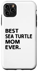 Custodia per iPhone 11 Pro Max Le migliori tartarughe marine Mom Ever Ocean Animal Turtles
