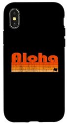 Aloha, Oregon Retro 80s Style Case for iPhone X/XS