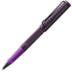 Lamy Safari 3D7 - Bolígrafo de punta redonda (plástico resistente, mango ergonómico y clip metálico autoamortiguante, incluye recambio M 63 M, color negro)