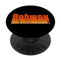 Estilo retro de los años 80 de Rahway, New Jersey PopSockets PopGrip Adhesivo