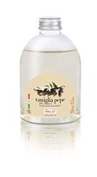 Helan, I Profumi della Casa, Ricarica Profumatore Ambiente, Ricarica Diffusore Bastoncini, Fragranza Vaniglia e Pepe - Profumatore per Ambienti dalla Fragranza Dolce ed Esotica, 250 ml - Made in Italy
