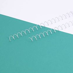 Craftelier - Set van 2 spiralen voor het binden van albums, notitieboeken of afsprakenplanners, ideaal voor scrapbooking- en knutselprojecten, Ø 1,27 cm, lengte 30,5 cm, wit