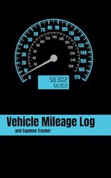 Vehicle Mileage Log: Track miles and vehicle expenses for up to 3 vehicles for business or ride share apps. 5x8in, 122 pages. Track up to 315 trips for taxes
