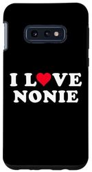 Carcasa para Galaxy S10e I Love Nonie Matching Girlfriend & Novio Nonie Nombre