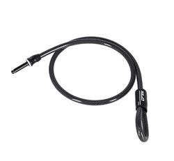 XLC MRS Cable Lock, 100 cm/12 mm de diámetro, color negro