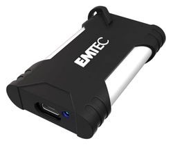 EMTEC - Disque SSD Externe X210G Gaming Portable 2 To, 2 TB - ECSSD2TX210G - USB-C 3.2 Gen2 - Jusqu'à 1100MB/s - 3D NAND Flash - Stockage Documents, Musique, Vidéos HD Nomade