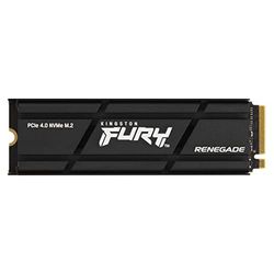 Kingston FURY Renegade 2000G PCIe 4.0 NVMe SSD W/Radiateur de dissipation thermique - Pour les gamers, les passionnés des PC et les utilisateurs avancés - SFYRDK/2000G