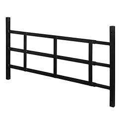 Segal S 4751 Protection de fenêtre fixe réglable pour enfant pour éviter les chutes accidentelles, vis inviolables incluses, sans ressort, noir, 39,5 cm H x 69,5 cm l