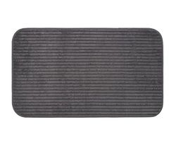 Gözze - Alfombrilla de baño antideslizante, Poliéster, 70 x 120 cm - Gris antracita