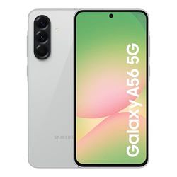 Samsung Galaxy A56 5G Smartphone, Awesome Intelligence, 8GB RAM, 256GB Memory Storage, 50MP Camera, Awesome Lightgrey, 3 Year Manufacturer Extended Warranty (UK Version)